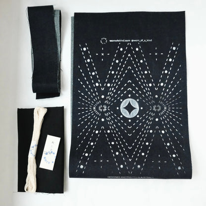 Sashiko Kit – Sparkly Denim Tote Bag DIY Kit